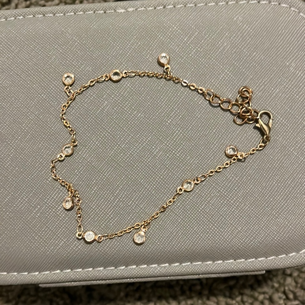 gold anklet